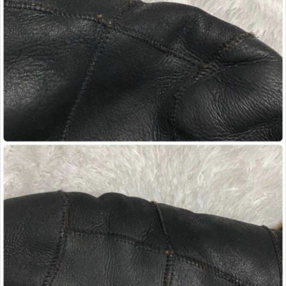 Lamb leather boa jacket Good Condition - Picture 6 of 8